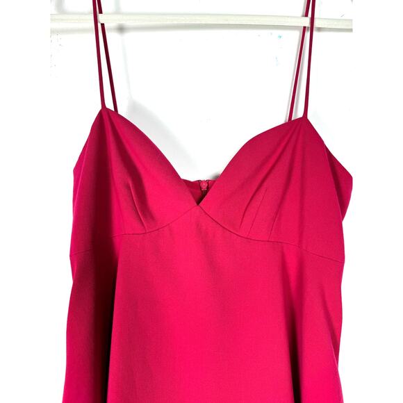 Black Halo Barbie Pink Sweetheart Babydoll Designer Demure Glam Formal Dress 10 - Picture 6 of 13